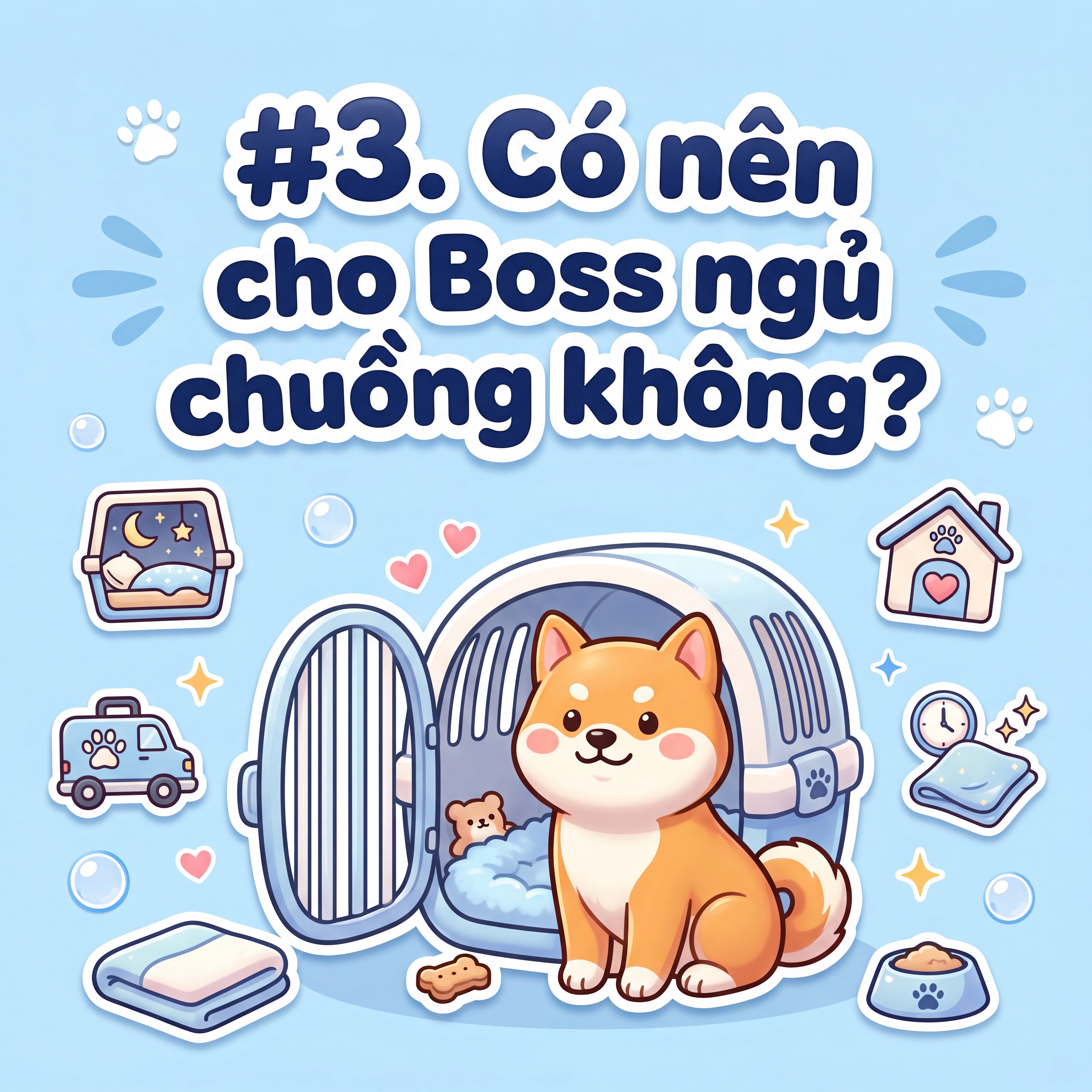 Có nên cho Boss ngủ chuồng không?