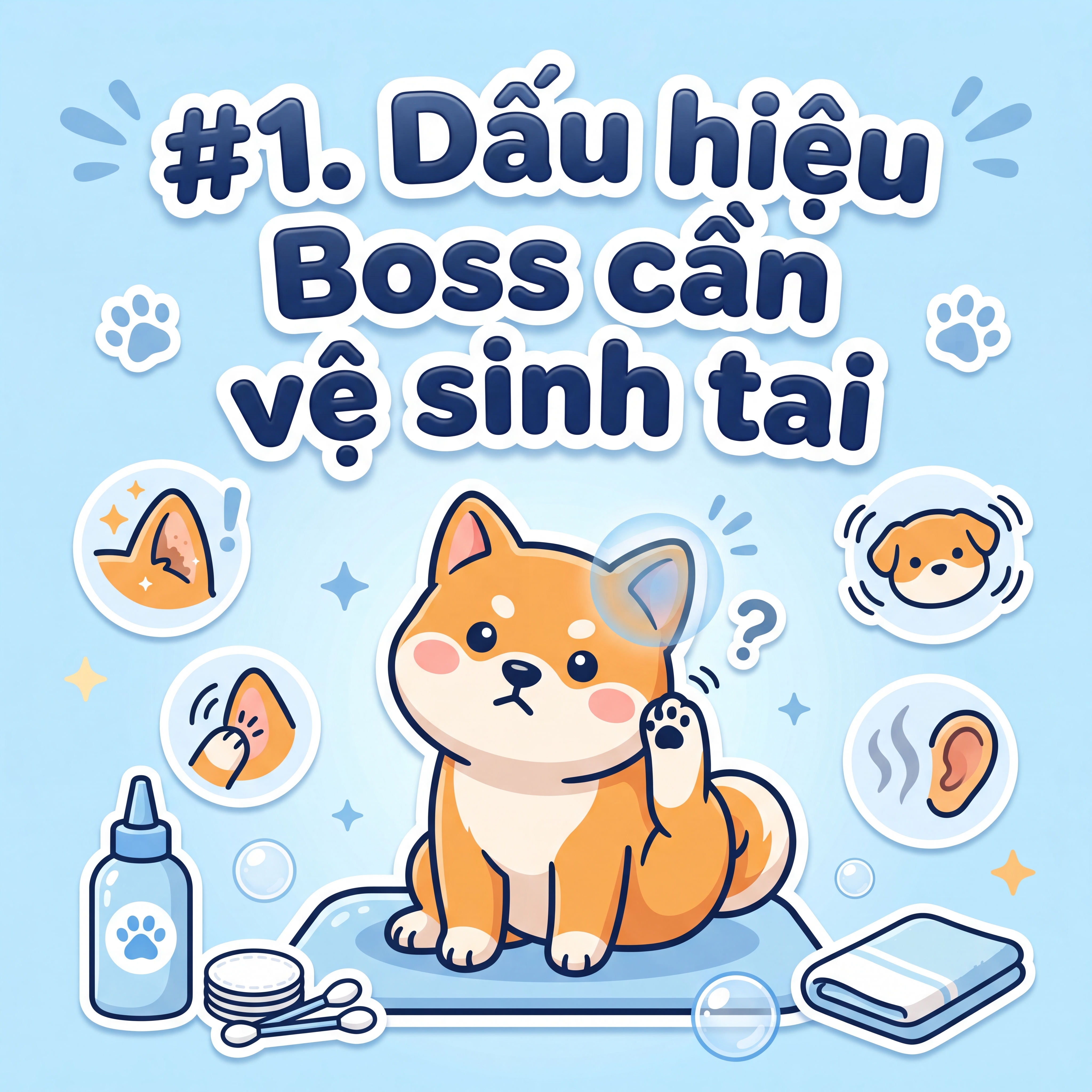 Dấu hiệu Boss cần vệ sinh tai