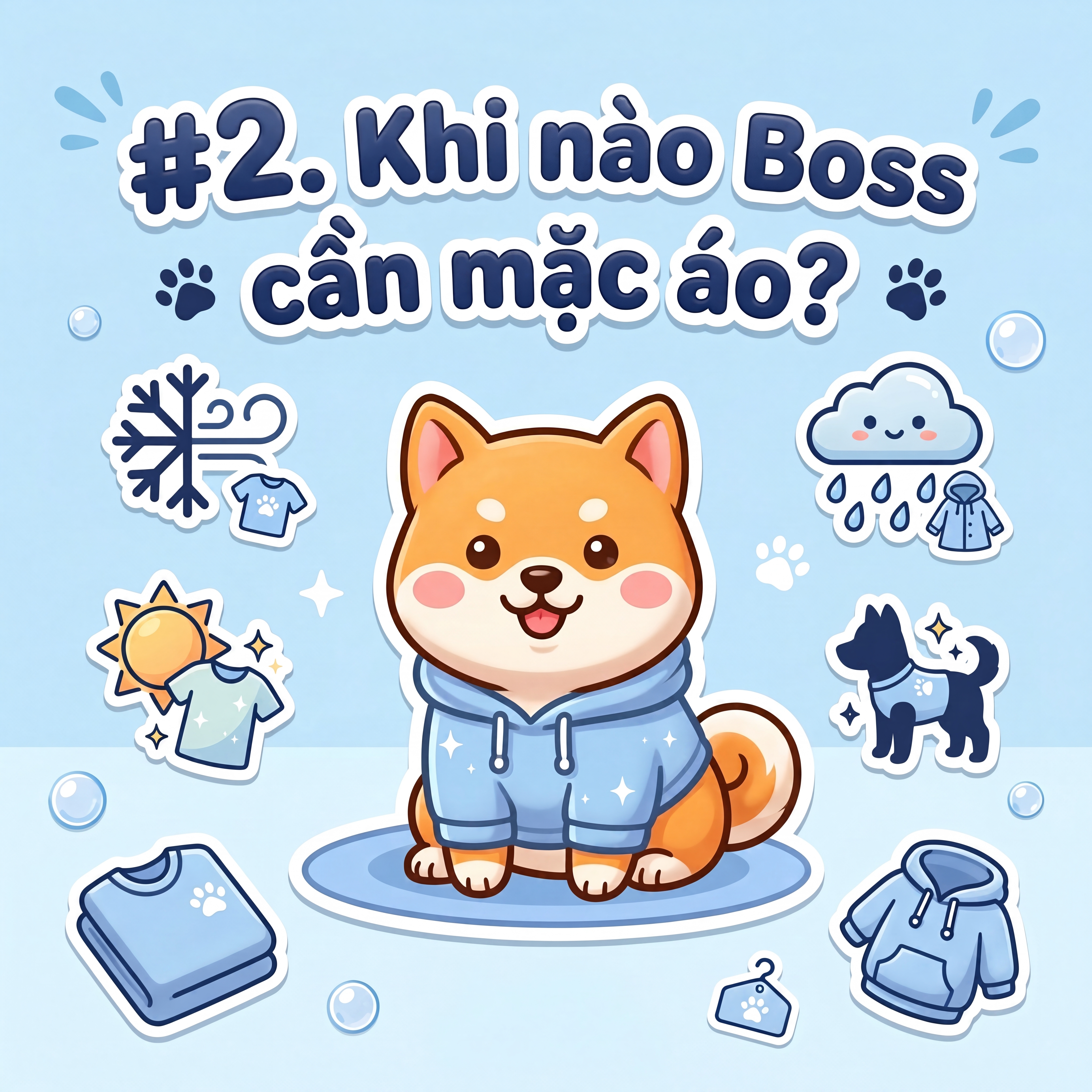 Khi nào Boss cần mặc áo?