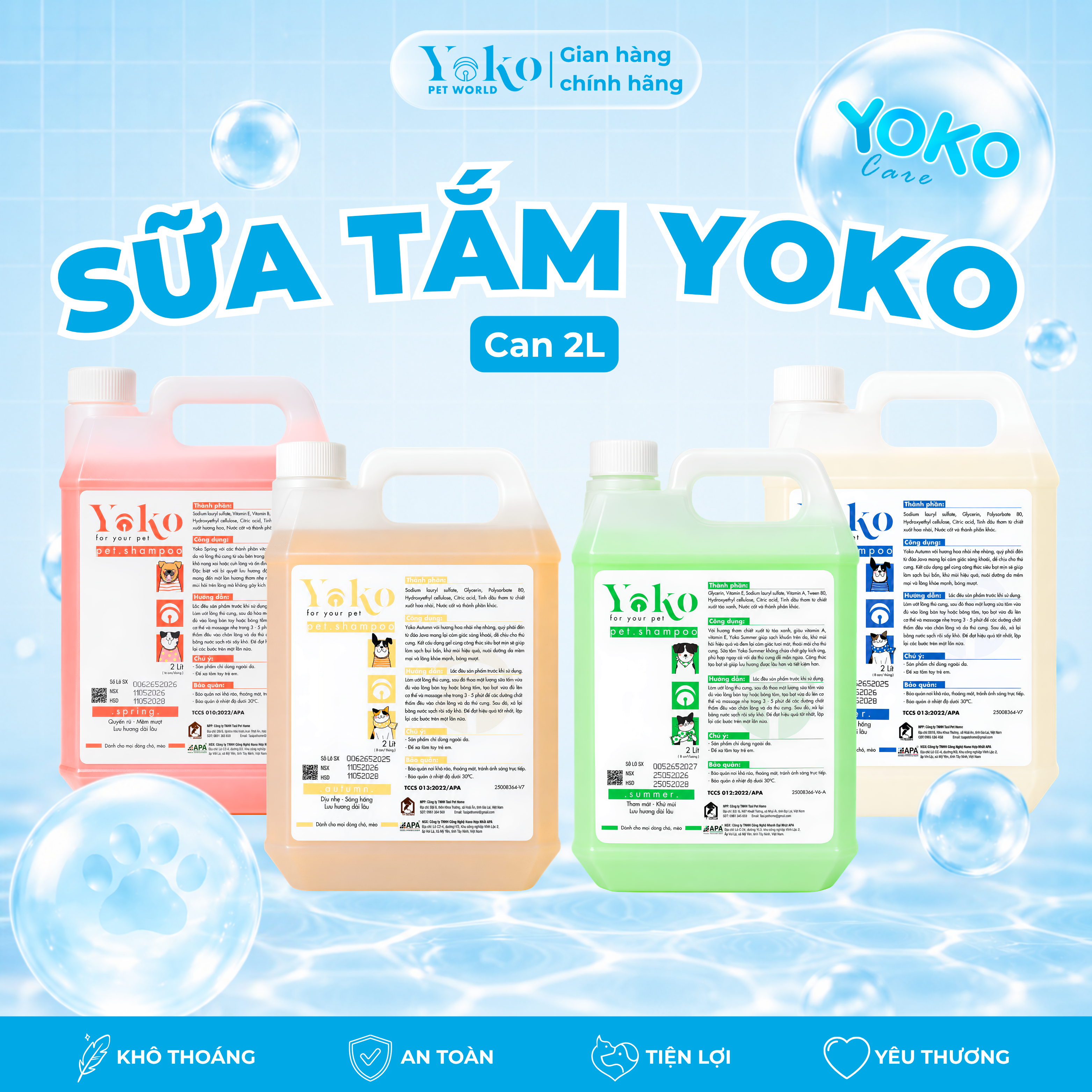 Sữa tắm YOKO