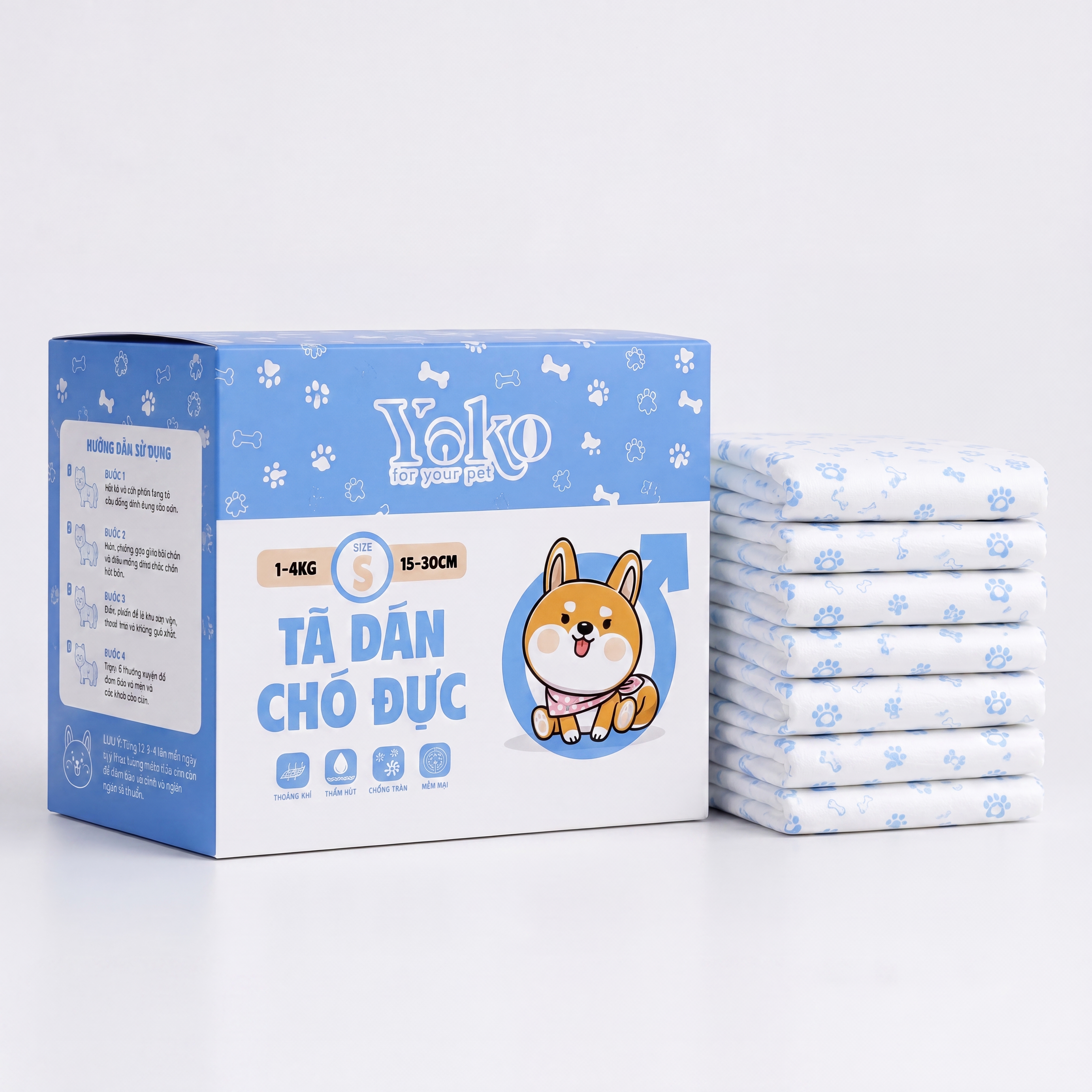Tã dán chó đực